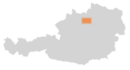 Bezirk Perg auf der Österreichkarte
